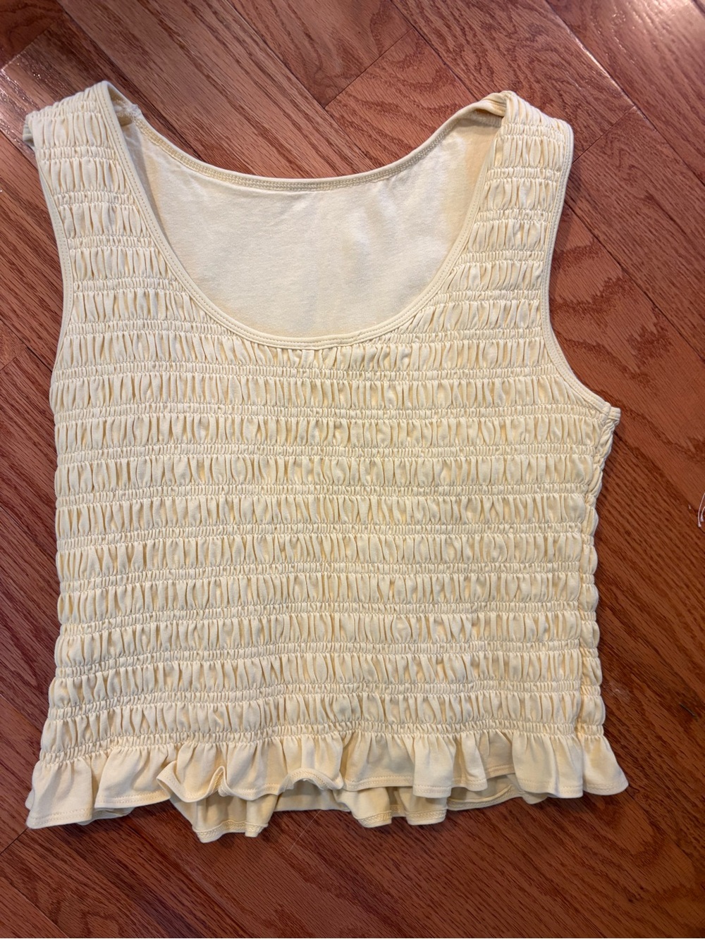 Abercrombie 2-in-1 Reversible Smocked Top - Yellow - Picture 4 of 5